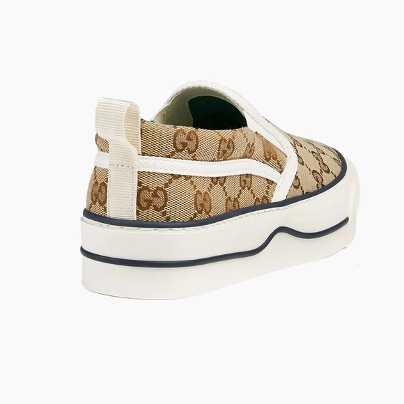 GUCCI Tennis 1977 Slip-On Sneakers - Picture 3 of 13